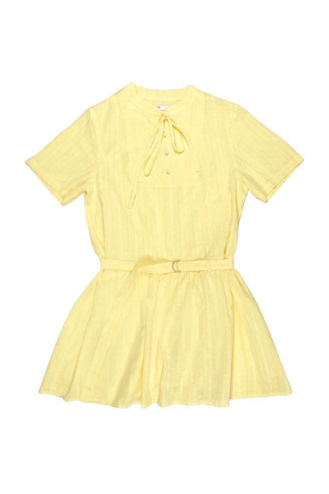 Women Short Sleeve Mandarin Collar Dress