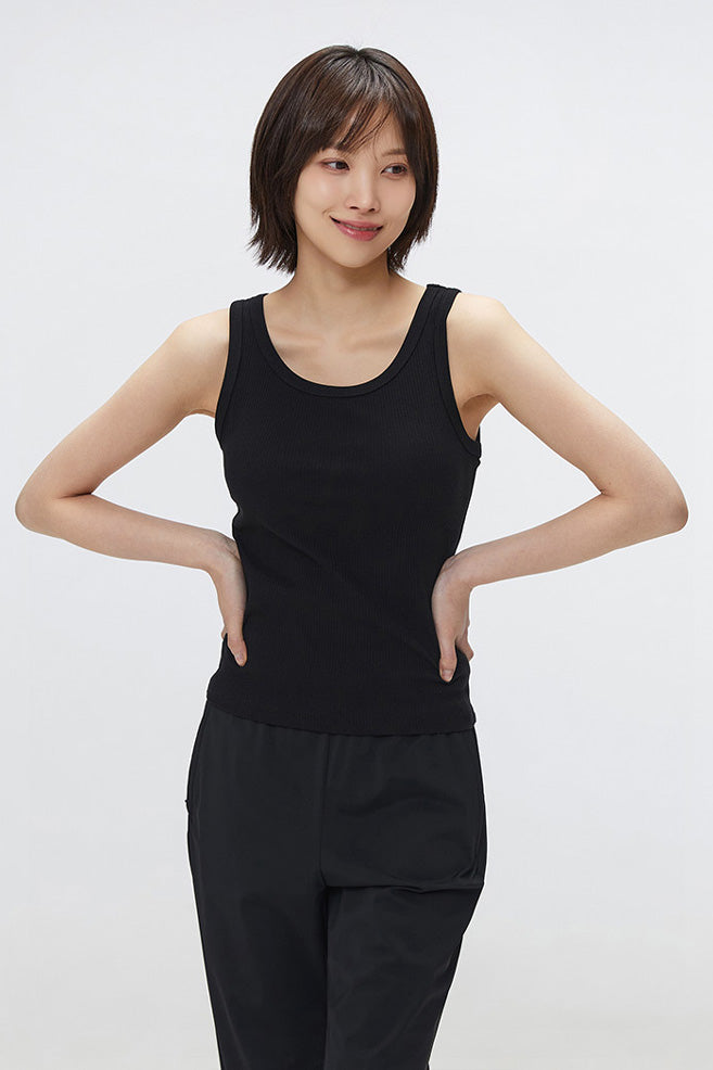 SPAO Women Sleeveless Rib Tank