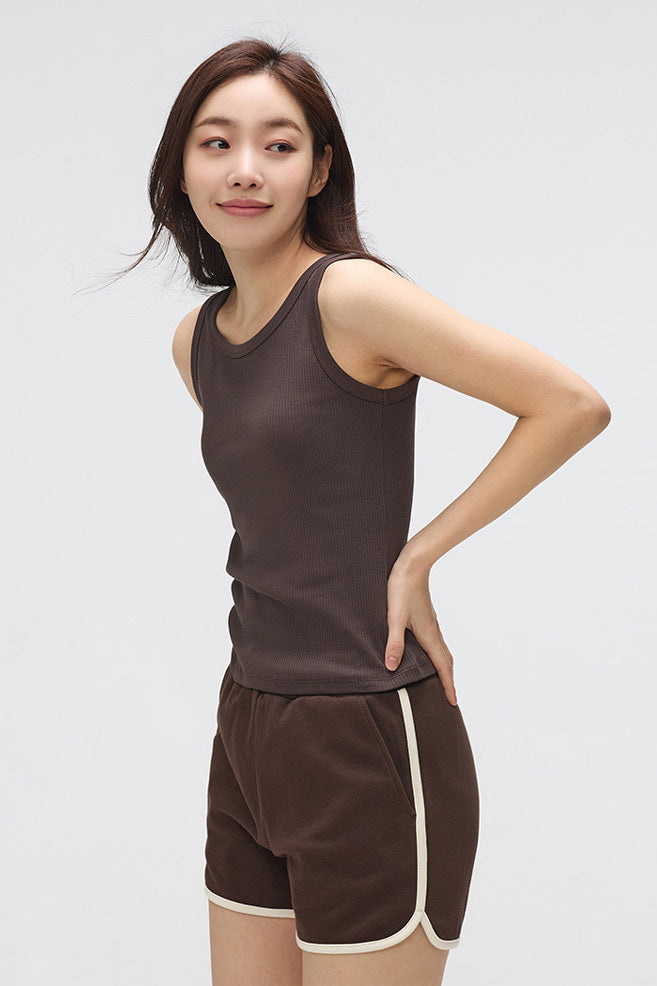SPAO Women Sleeveless Rib Tank