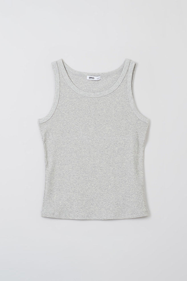 SPAO Women Sleeveless Rib Tank