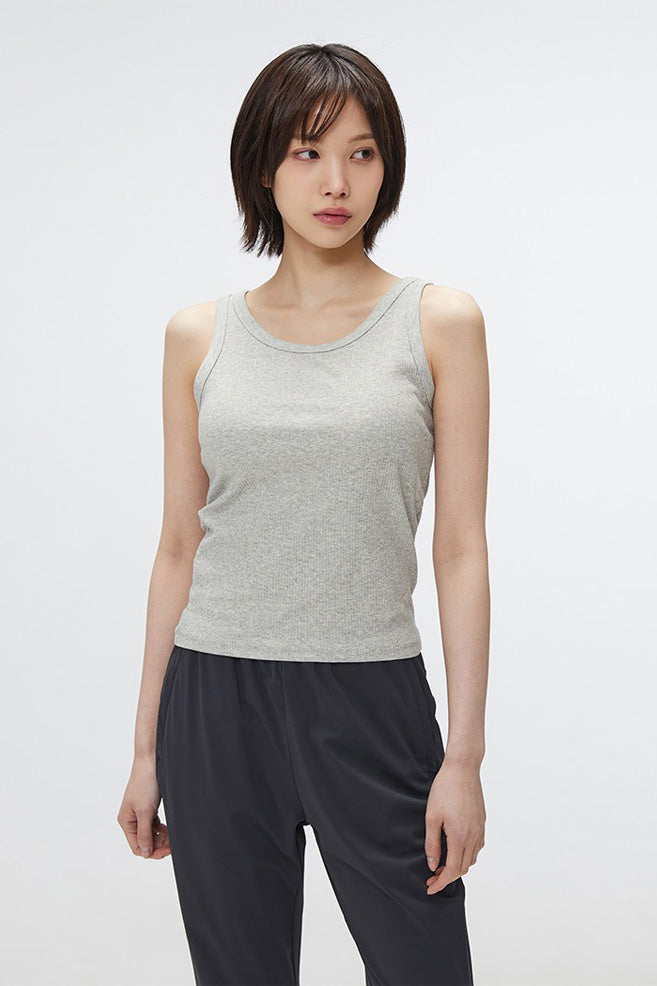 SPAO Women Sleeveless Rib Tank