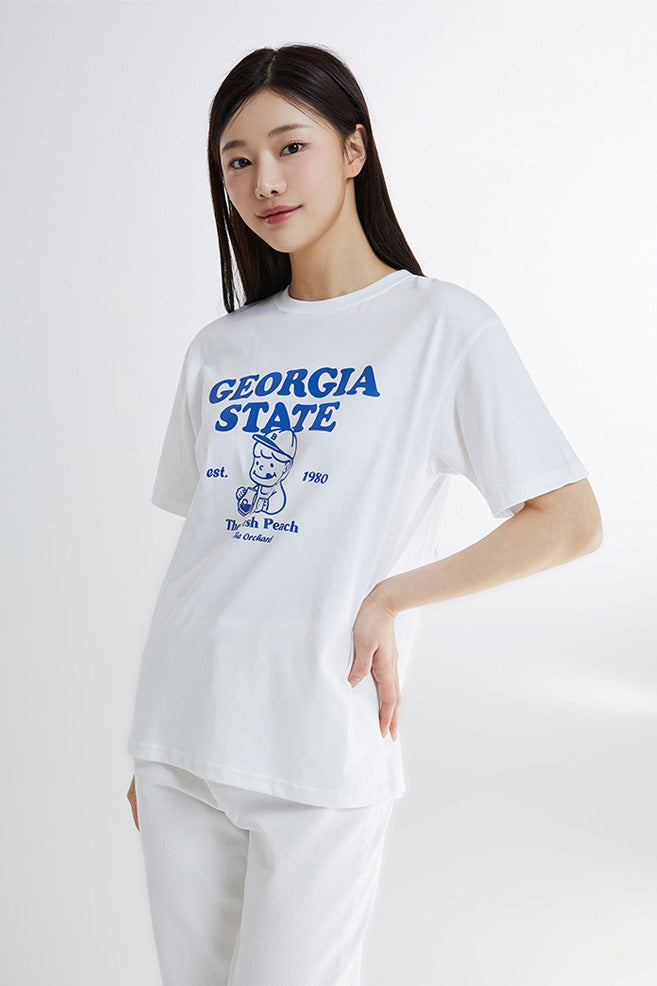 SPAO Women Short Sleeve Bread Girl Tee