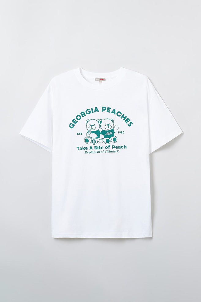 SPAO Women Short Sleeve Sweet Bear Tee
