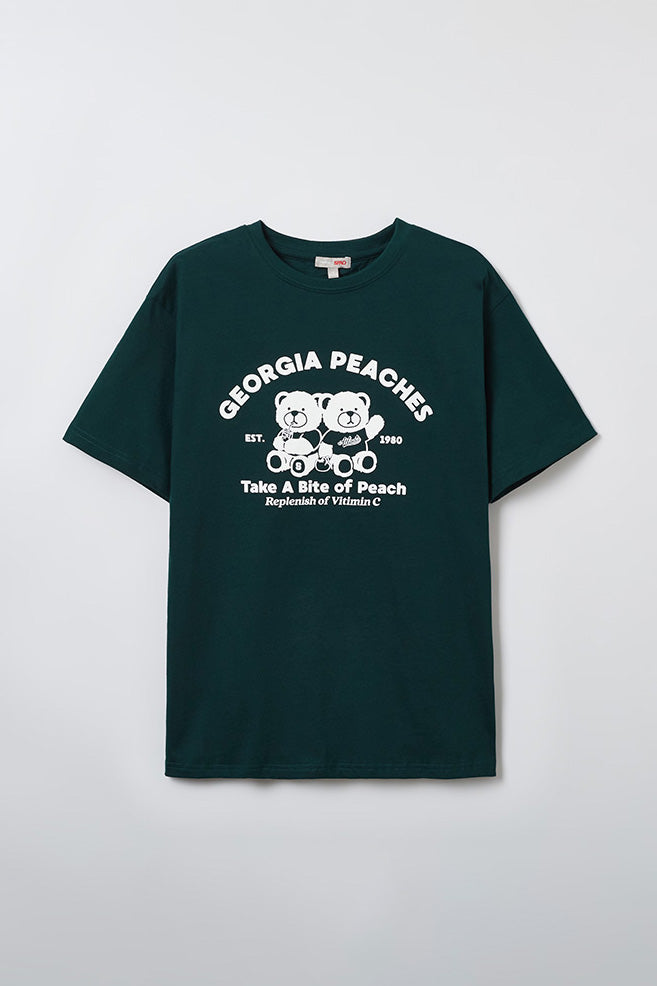 SPAO Women Short Sleeve Sweet Bear Tee