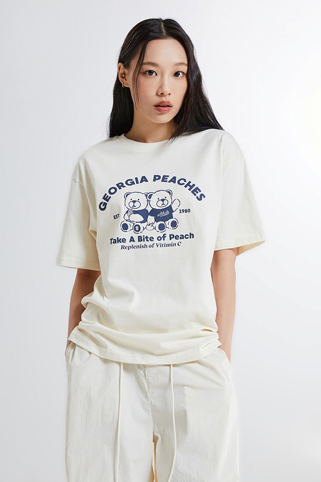 SPAO Women Short Sleeve Sweet Bear Tee