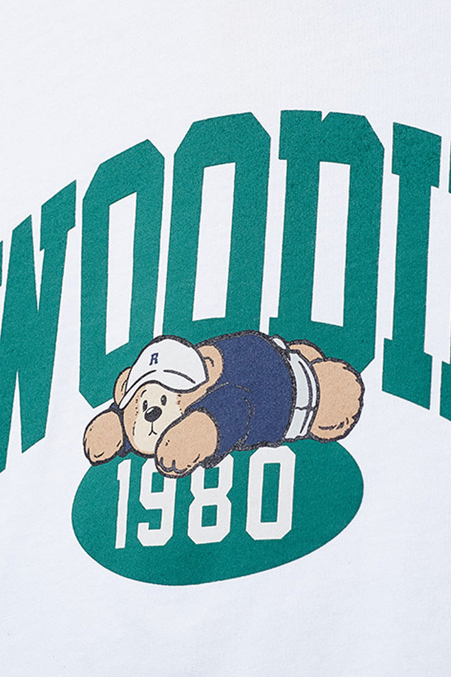 SPAO Women Short Sleeve Woodie Crop Tee