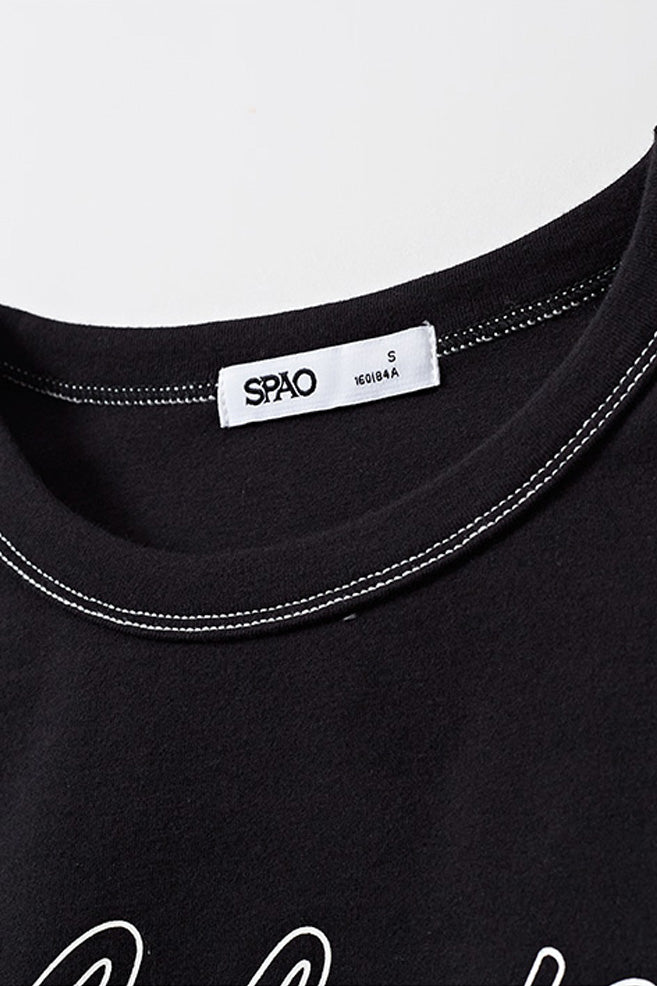SPAO Women Short Sleeve Atlanta Crop Tee