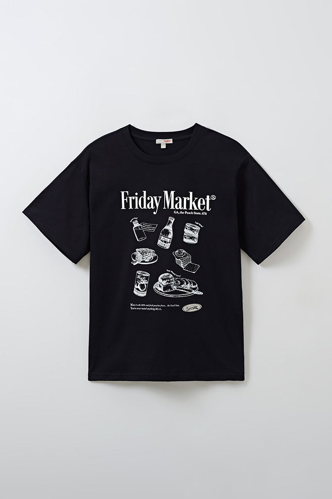 SPAO Men Short Sleeve Friday Market Tee