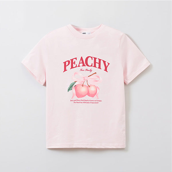 SPAO Women Short Sleeve Peachy Tee SPRPE37G66 Grey