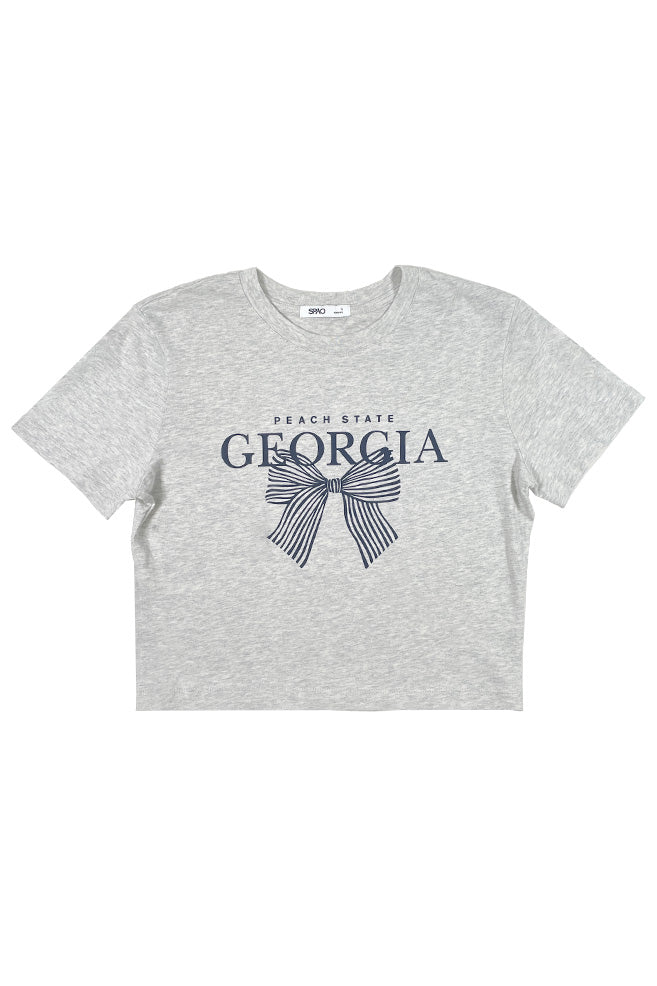 SPAO Women Short Sleeve Ribbon Tee