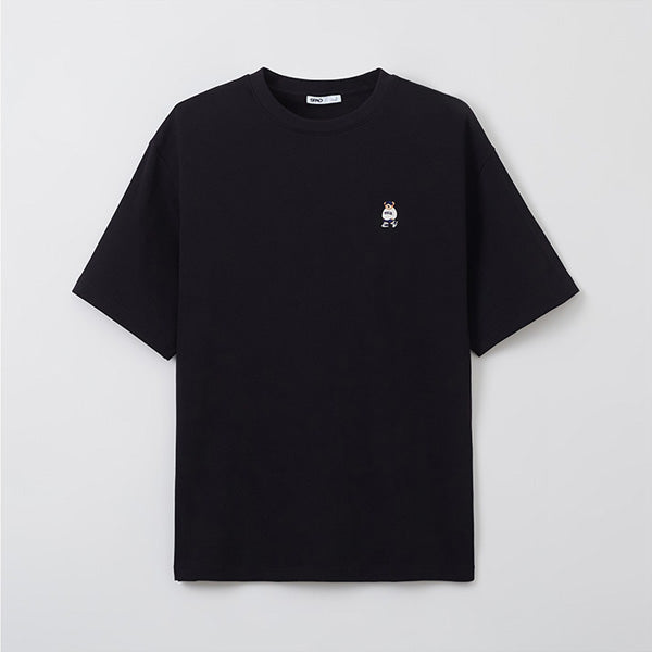 SPAO Men Short Sleeve Woodie Tee SPRPF24C41 Navy