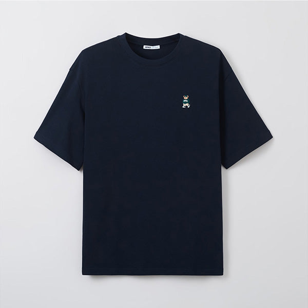 SPAO Men Short Sleeve Woodie Tee SPRPF24C41 Hunter