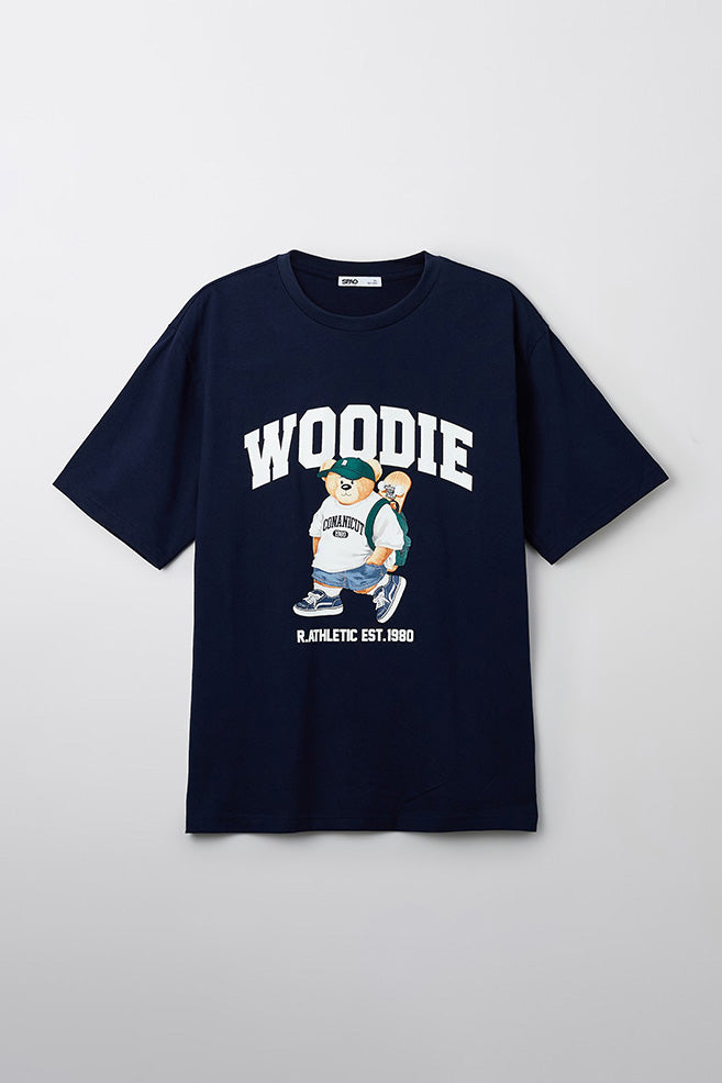 SPAO Men Short Sleeve Woodie Tee
