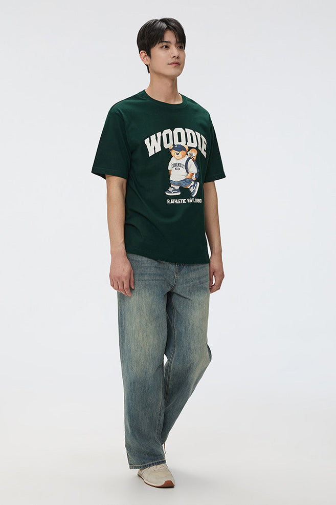 SPAO Men Short Sleeve Woodie Tee