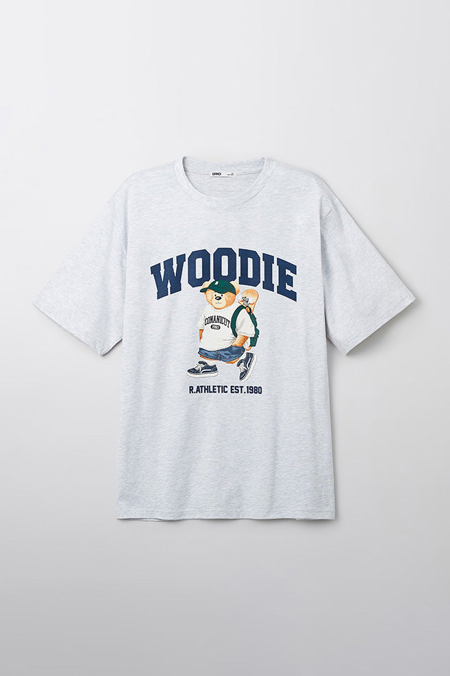 SPAO Men Short Sleeve Woodie Tee