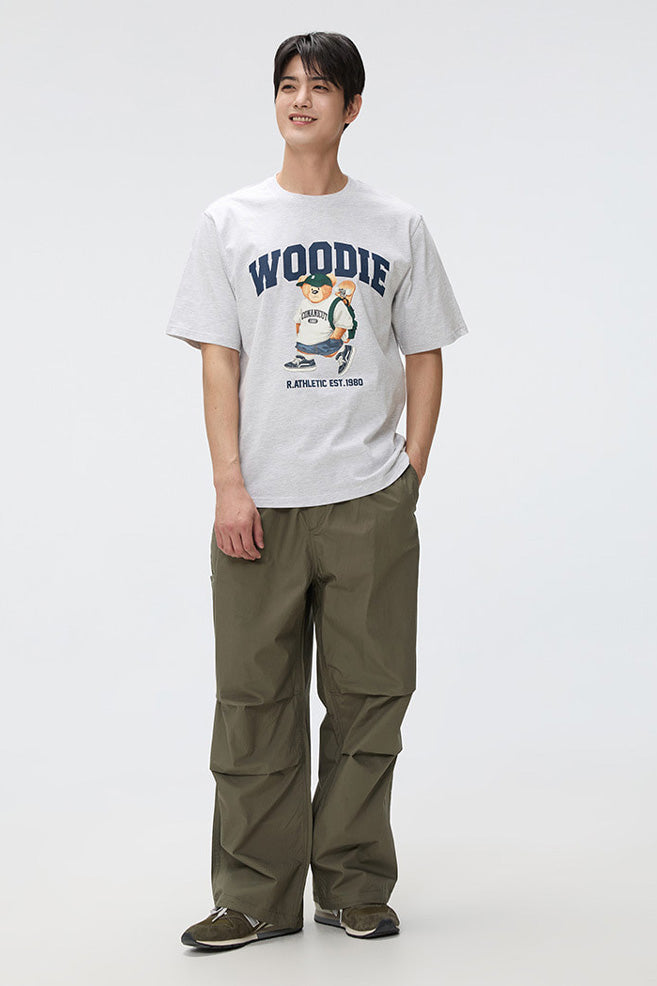 SPAO Men Short Sleeve Woodie Tee
