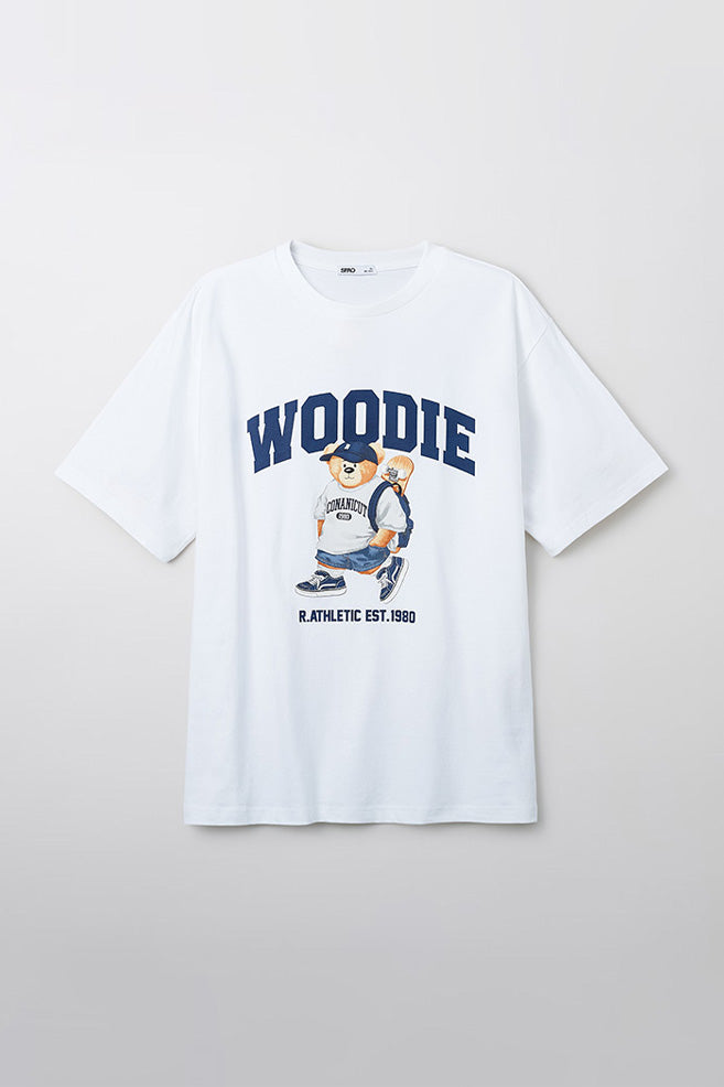 SPAO Men Short Sleeve Woodie Tee