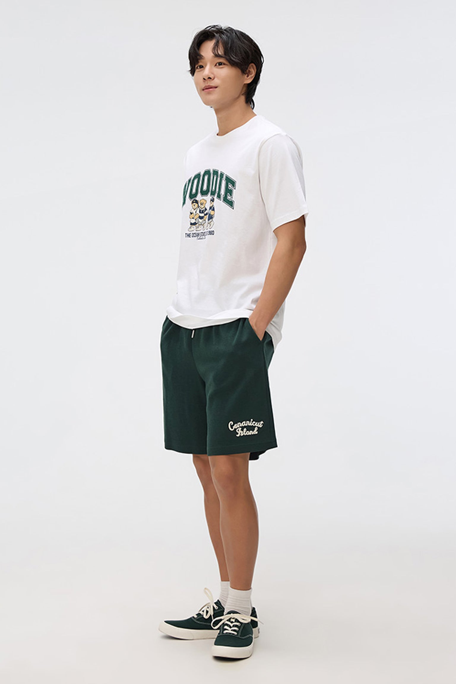 SPAO Men Short Sleeve Woodie T-Shirt