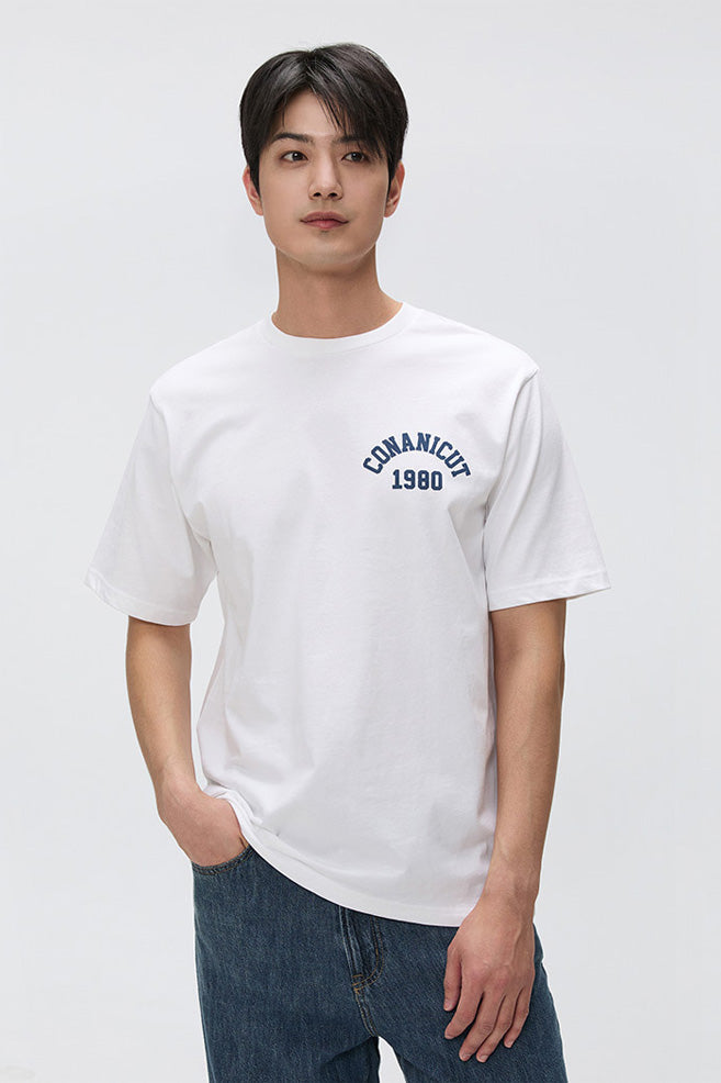 Men Short Sleeve Conanicut Woodie Tee