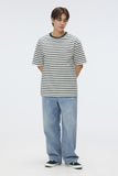 SPAO Men Short Sleeve Woodie Stripe Tee