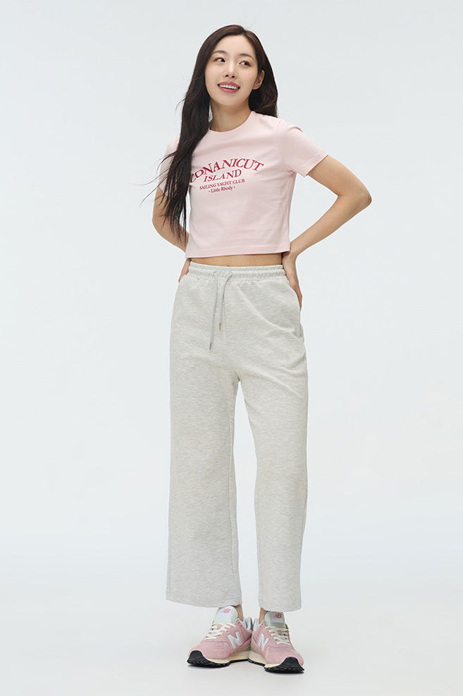 SPAO Women Short Sleeve Conanicut Crop Tee