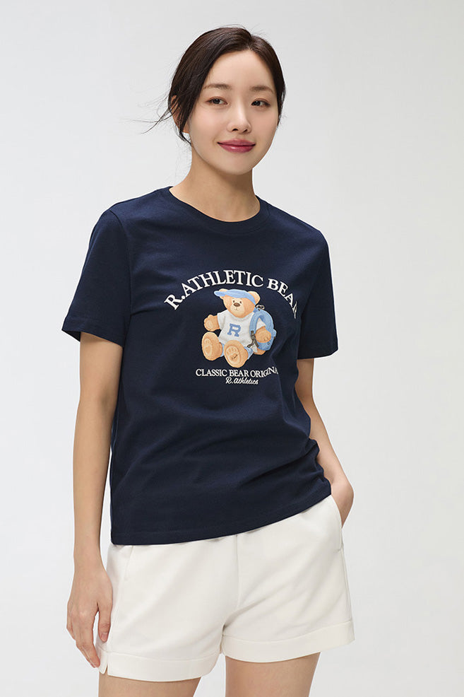 SPAO Women Short Sleeve Woodie Tee