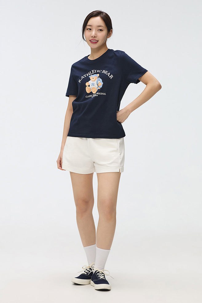 SPAO Women Short Sleeve Woodie Tee