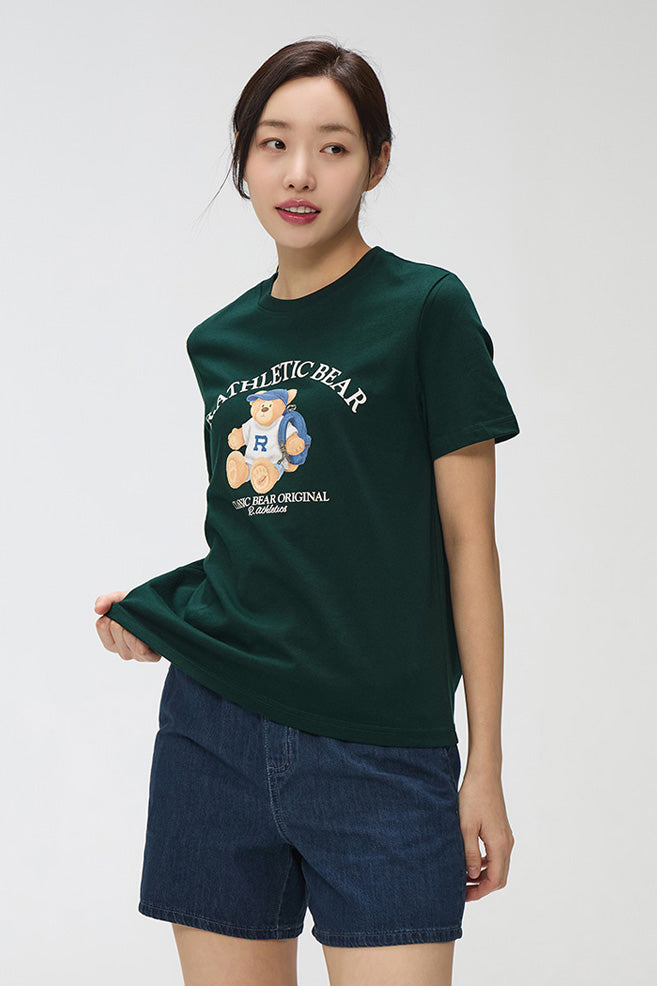SPAO Women Short Sleeve Woodie Tee