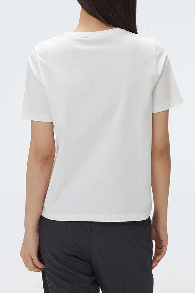 Women Short Sleeve Conanicut Embroidered Tee