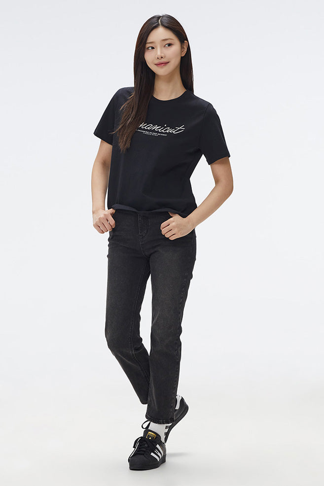 Women Short Sleeve Conanicut Embroidered Tee
