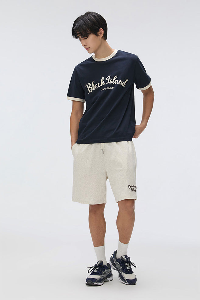 Men Short Sleeve Ringer Tee