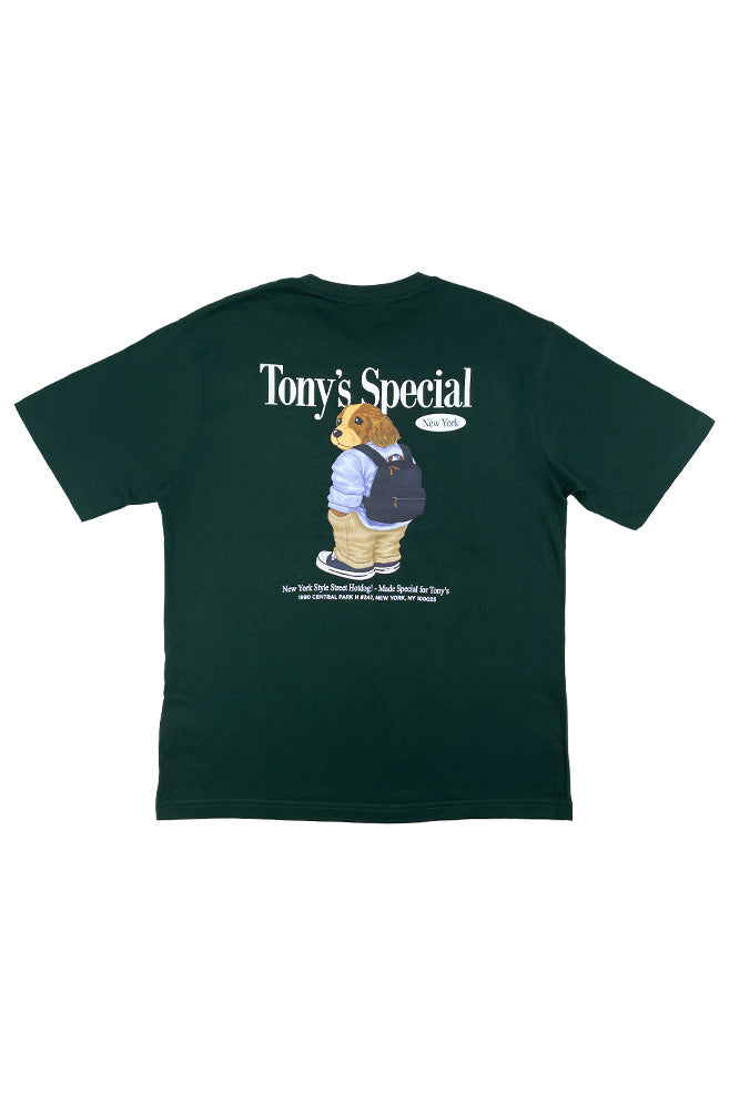 Men Short Sleeve Tony Hotdog Graphic Tee