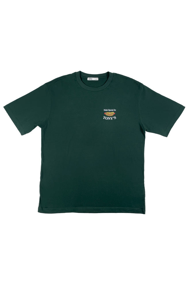 Men Short Sleeve Tony Hotdog Graphic Tee