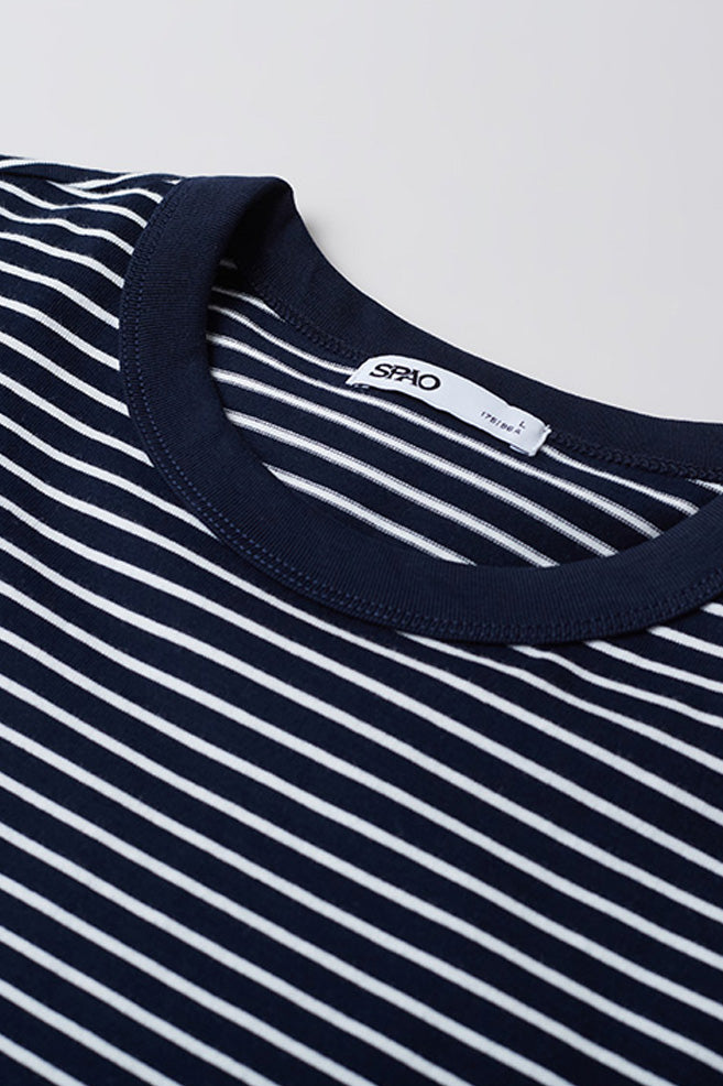 SPAO Men Short Sleeve Stripe Tee