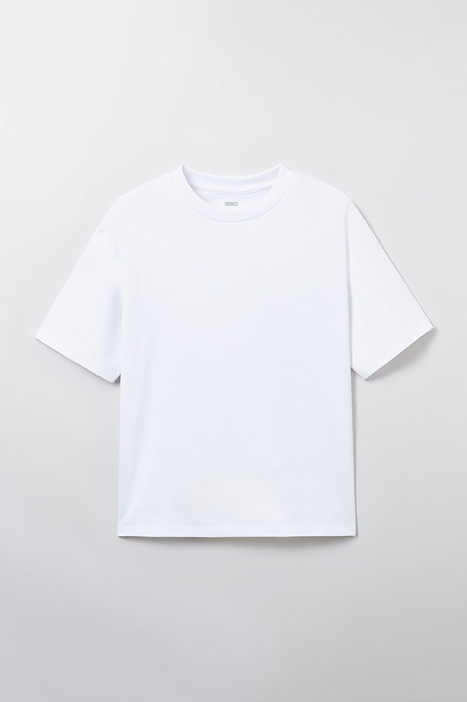 Women Short Sleeve Cool Cotton Oversized Tee