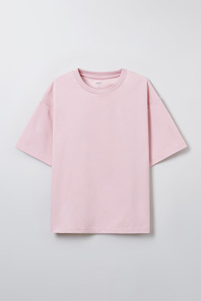 Women Short Sleeve Cool Cotton Oversized Tee