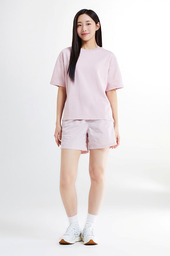 Women Short Sleeve Cool Cotton Oversized Tee