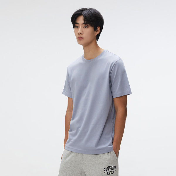 SPAO Men Short Sleeve Supima Tee SPRWF25C02 Black