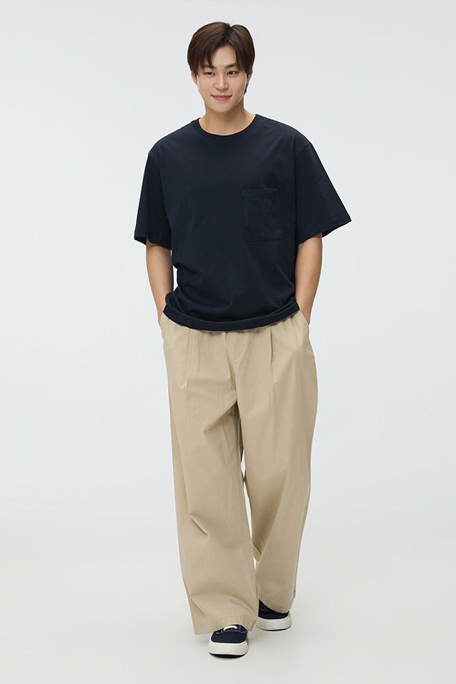 SPAO Men Short Sleeve Overfit Pocket Tee