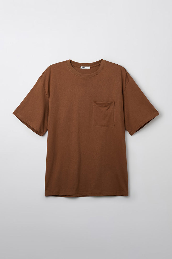 SPAO Men Short Sleeve Overfit Pocket Tee