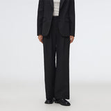 SPAO Women Wide Long Slack SPTAF24W05 Black