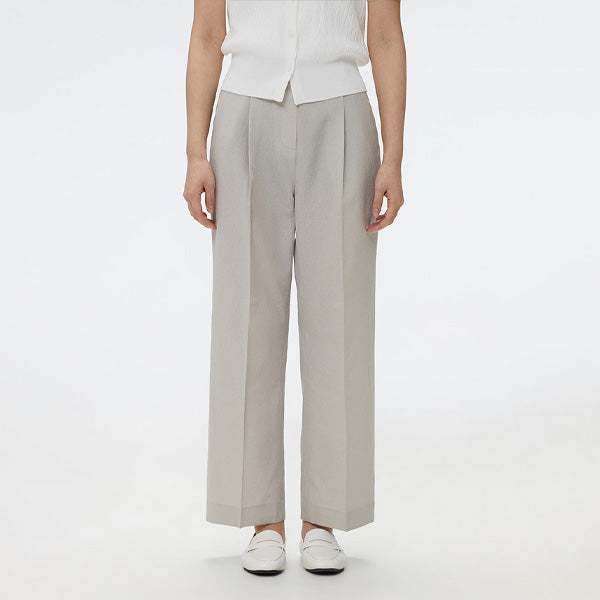 SPAO Women Ankle Wide Slack SPTAF24W06 Oatmeal