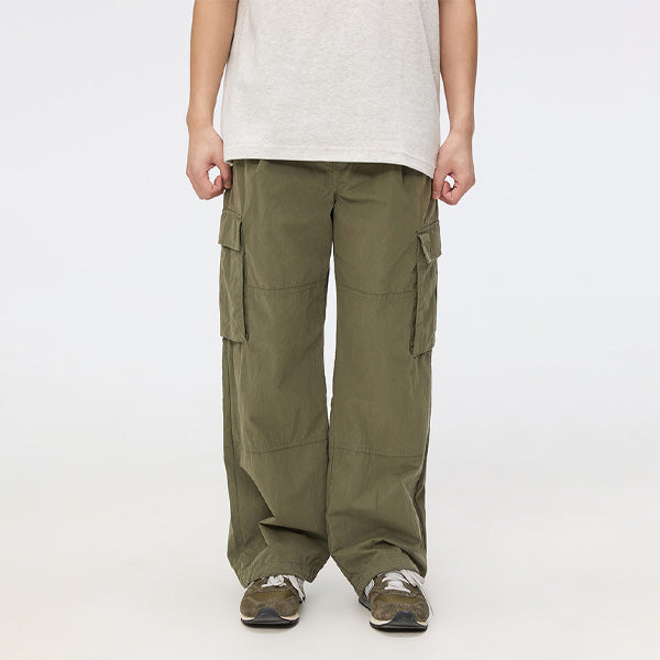 SPAO Men Cargo Wide Pants SPTCF23C04 L/Beige