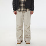SPAO Men Parachute Wide Pants SPTCF23C05 L/Beige