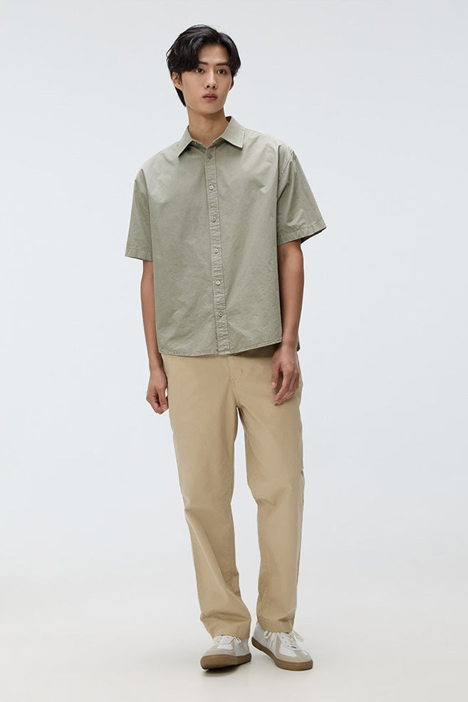 SPAO Men Semi Band Tapered Pants