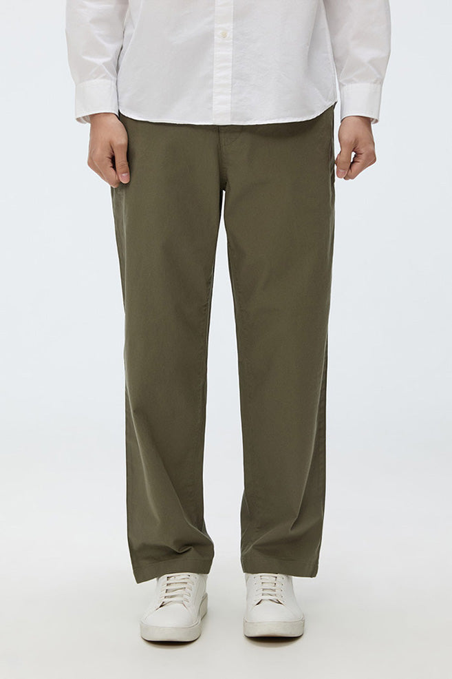SPAO Men Semi Band Tapered Pants