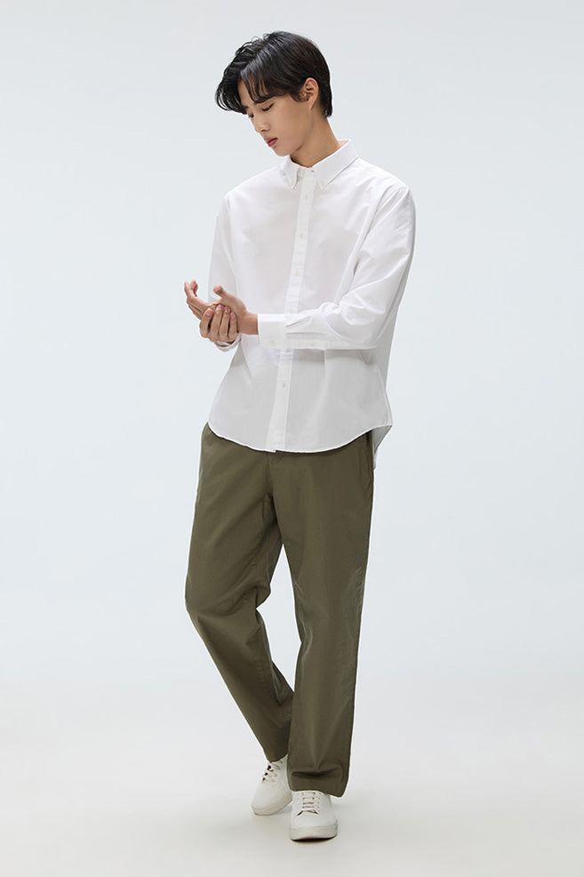 SPAO Men Semi Band Tapered Pants