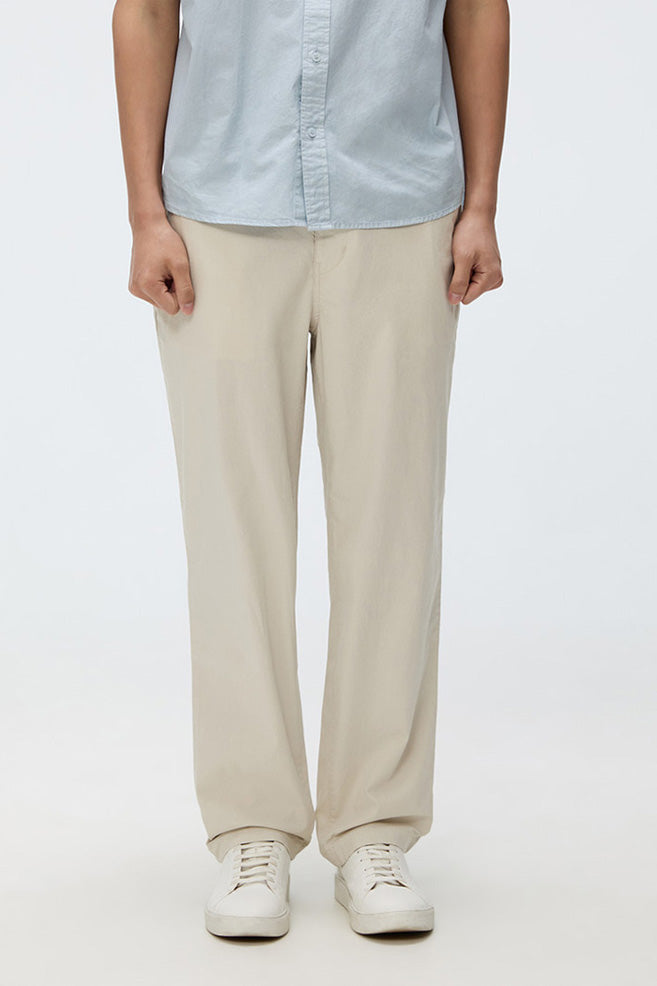 SPAO Men Semi Band Tapered Pants