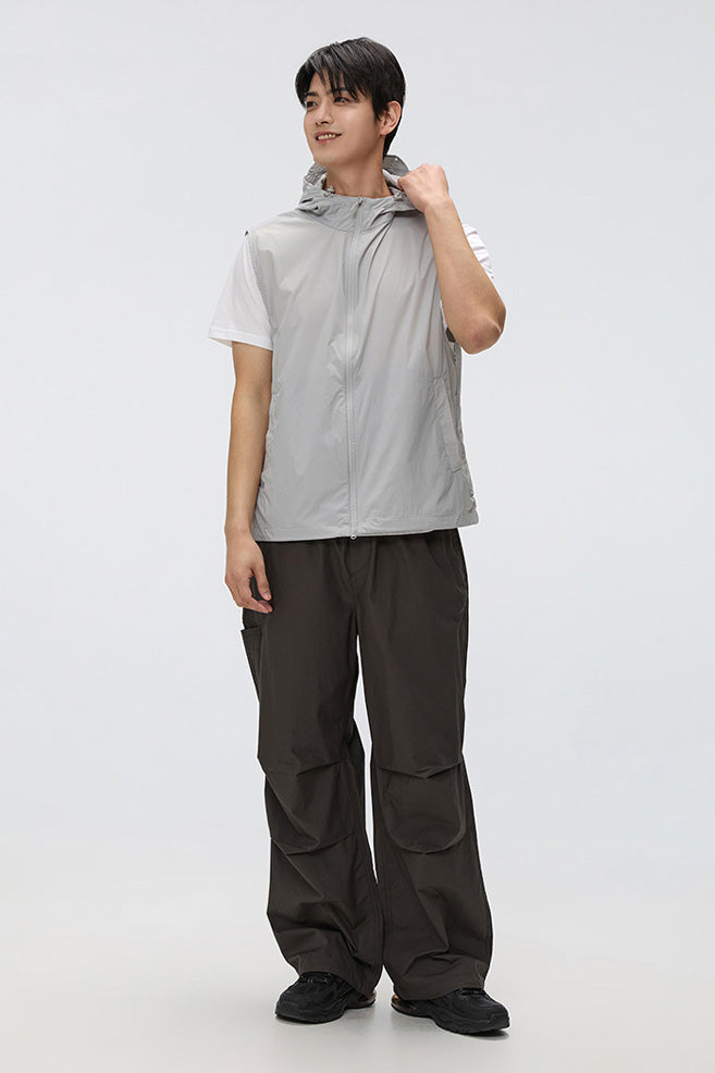 SPAO Men Parachute Wide Pants
