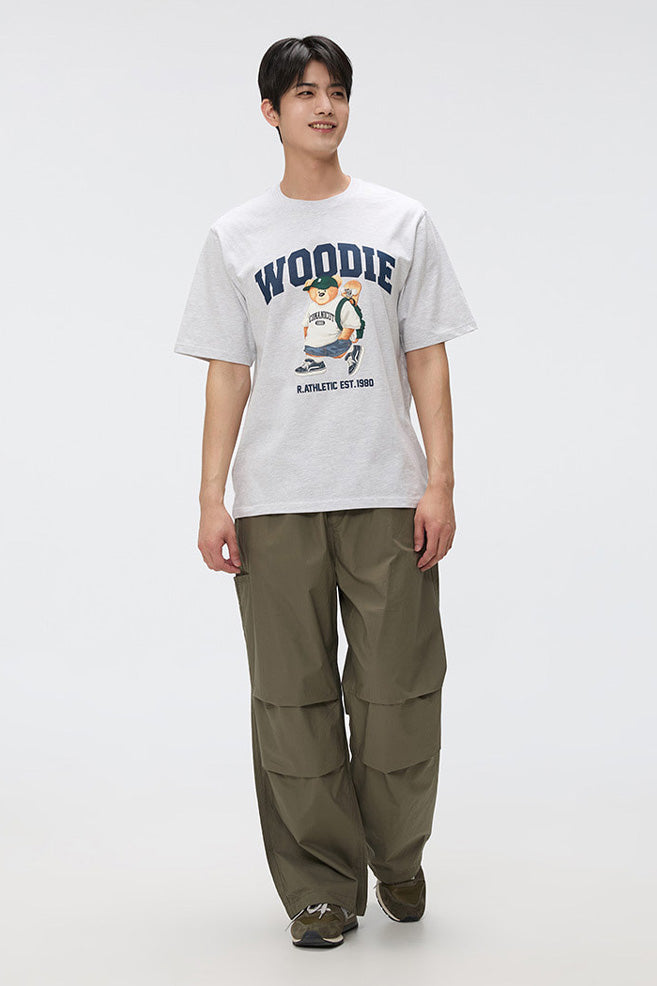 SPAO Men Parachute Wide Pants